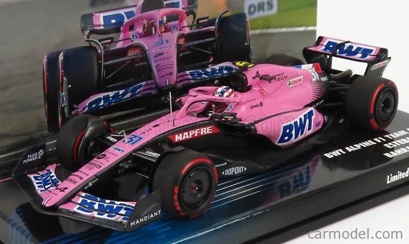 Minichamps Renault F1 A522 Team Alpine Bwt N 31 Bahrain Gp 2022 1:43, růžová