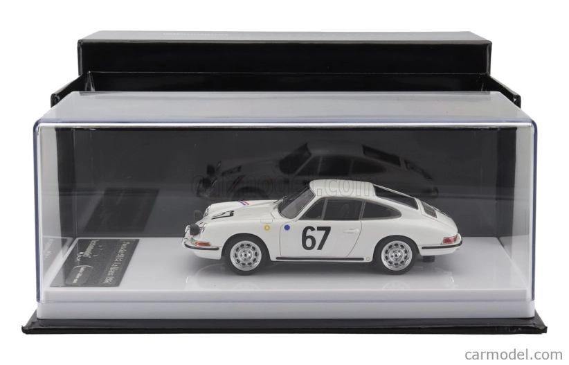 Tecnomodel Porsche 901 911 S Team P.boutin N 67 24h Le Mans 1967 P.boutin - P.sanson 1:43 White