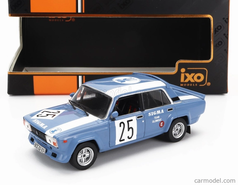 Ixo-models Lada fiat 2105 Vfts N 25 Rally Pribram 1986 1:43, modrá