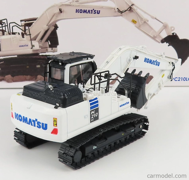 Universal hobbies Komatsu Pc210lc Escavatore Cingolato - Traktor Bagr 1:50 biely čierny