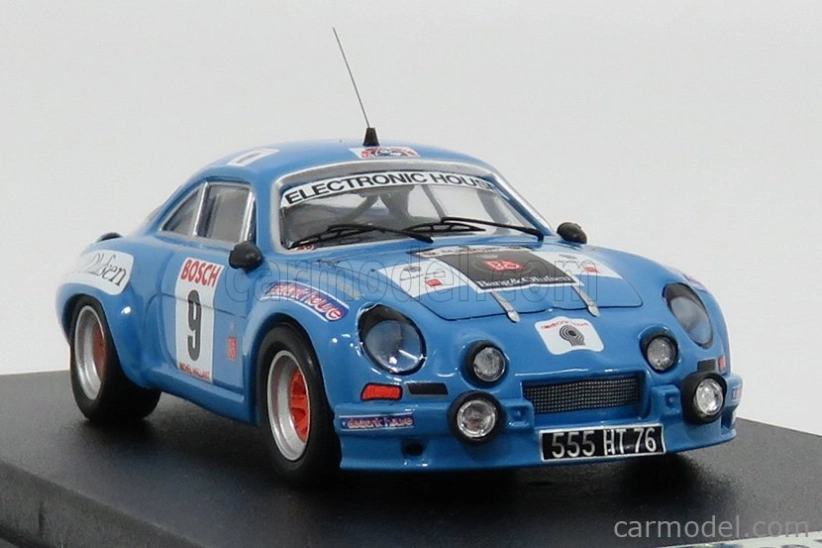 Trofeu Renault Alpine A110 N 9 Rally Ypres 1975 M.nusbaumer - Jimmy 1:43 Modrá