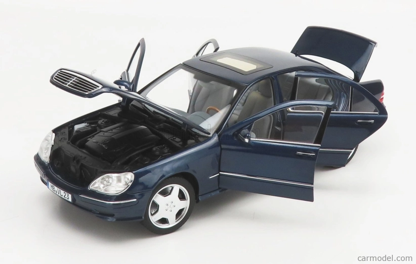 Norev Mercedes Benz S-class S55 Amg (w220) 2000 1:18 Blue Met