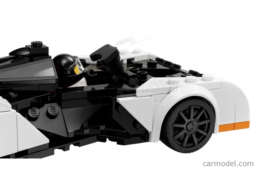 Lego Mclaren Lego Speed Champion - Solus Gt 2023 + F-1 Lm 1995 - 581 Pezzi - 581 dielikov Biela oranžová
