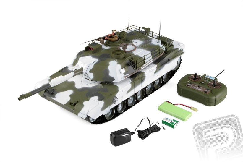 RC tank 1:16 M1A1 Abrams, zimná verzia