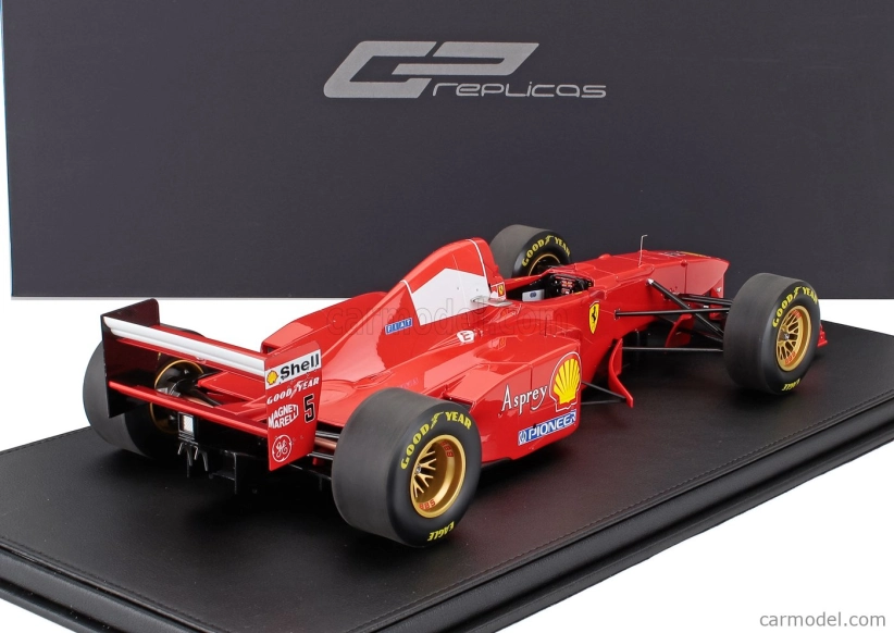 Gp-replicas Ferrari F1 F310b Team Scuderia Ferrari Marlboro N 5 Winner Canada Gp 1997 Michael Schumacher - Con Vetrina - With Showcase 1:12 Červená Bílá