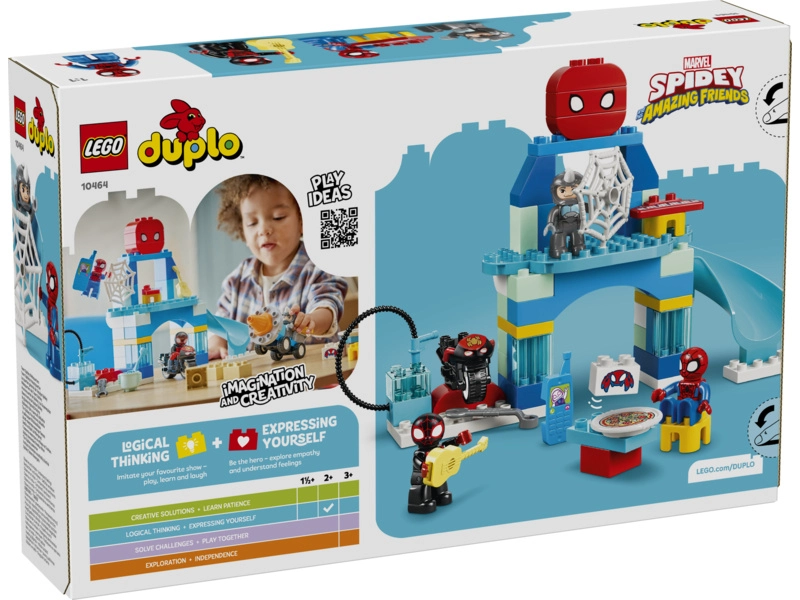 LEGO DUPLO - Spideyho tým a pavoučí základna