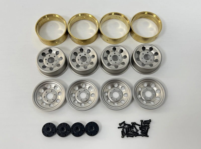HBP240292 - (1010141) 1.2"" Steel Bead Lock Wheels - silver (4)