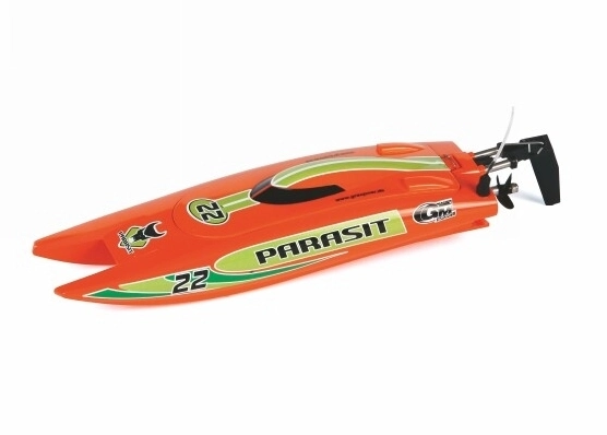 Parasit závodní loď 270mm, RC set 2,4 GHz