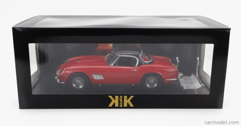 Kk-scale Ferrari 250gt California Spider With Hard-top 1960 1:18 Červená Černá