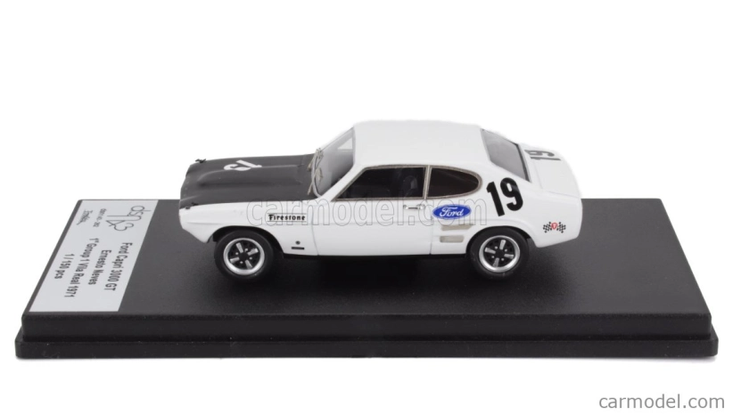 Trofeu Ford england Capri 3000 Gt Winner Gr.1 Rally Vila Real 1971 Ernesto Neves 1:43 Bílá Černá