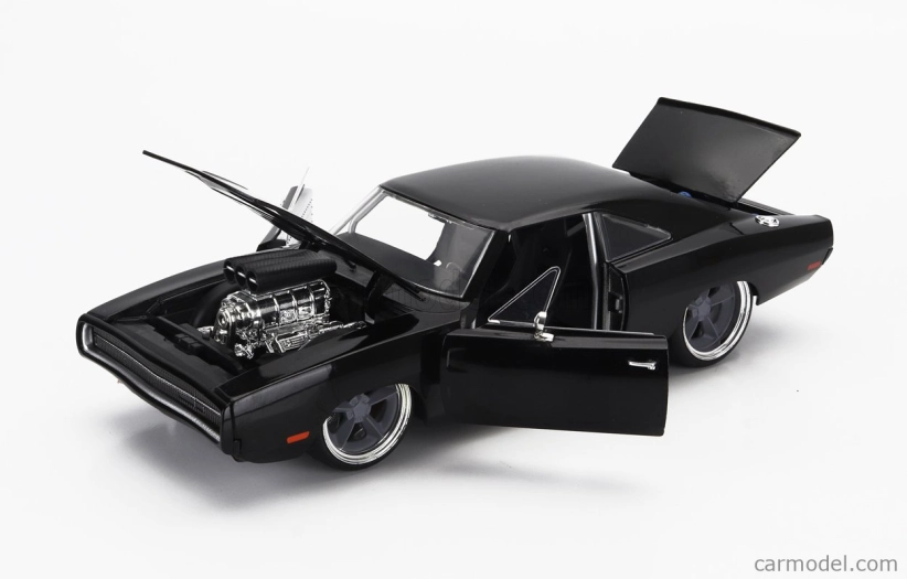 Jada Dodge Dom's Charger R/t 1970 - Fast & Furious X 1:24 čierna