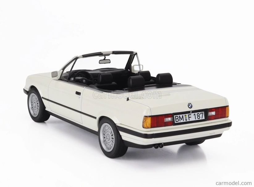 Norev BMW radu 3 325i (e30) Cabriolet otvorený 1991 1:18 Biela