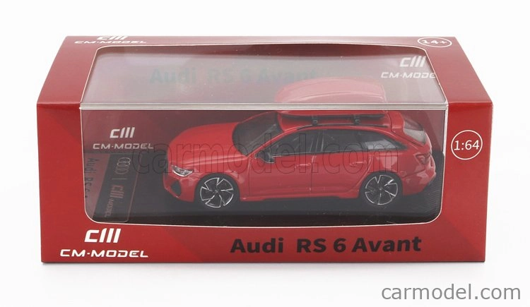 Cm-models Audi A6 Rs6 Avant C8 Sw Station Wagon 2021 1:64 Red