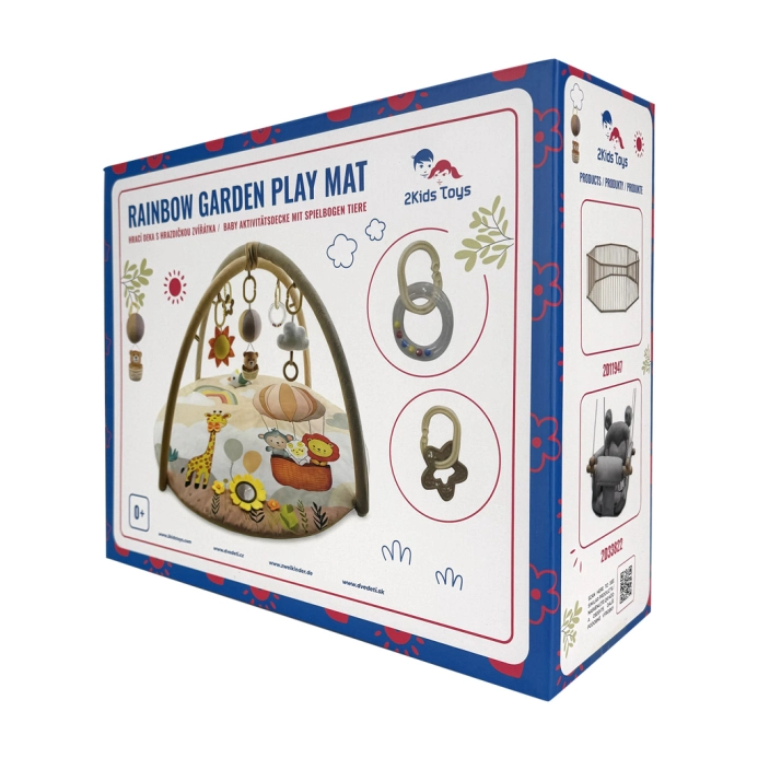 2Kids Toys Hrací deka s hrazdičkou Zvířátka