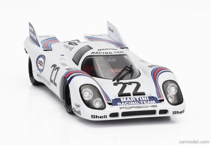 Werk83 Porsche 917k 4.9l Team Martini Racing N 22 Winner 24h Le Mans 1971 Helmut Marko - Gijs Van Lennep 1:18 Bílá Modrá