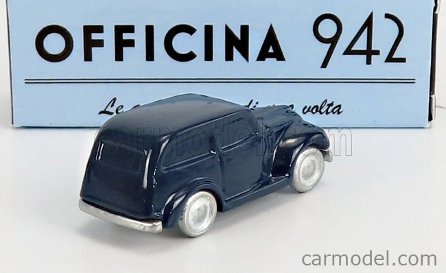 Officina-942 Fiat 500c Belvedere 1951 1:76 Modrá
