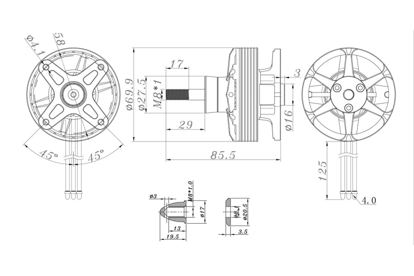 Bezkartáčový motor KAVAN PRO 7025-510