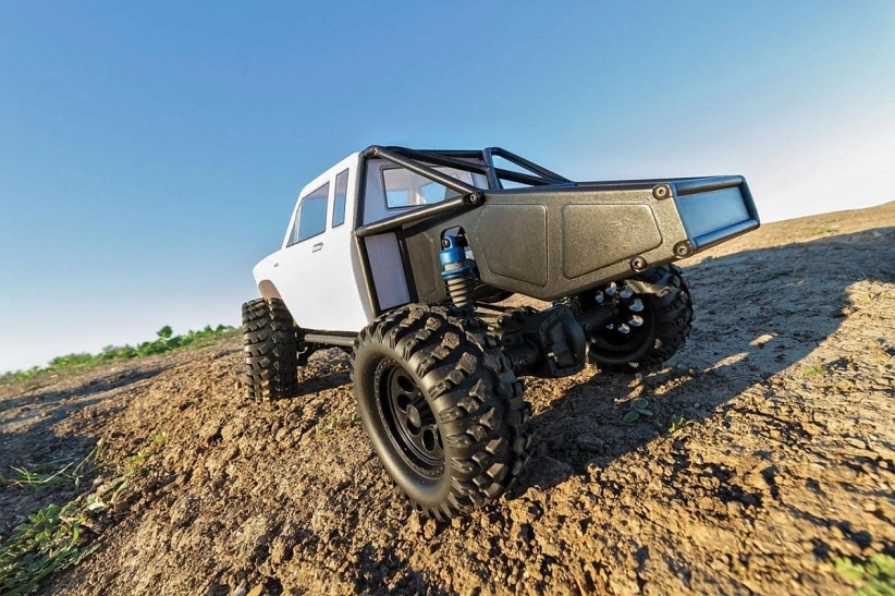 CR12 Tioga truck RTR, bílá karoserie