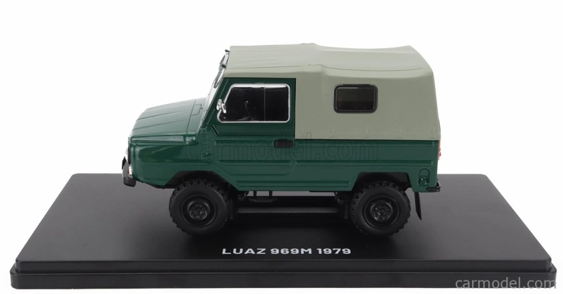 Edicola Luaz 969m Hard-top 1979 1:24 2 Tones Green