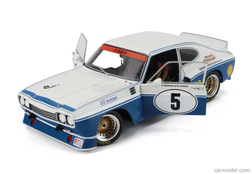 Werk83 Ford england Capri Rs 3100 N 5 Etcc Zandvoort 1974 Dieter Glemser - Toine Hezemans 1:18 Blue White