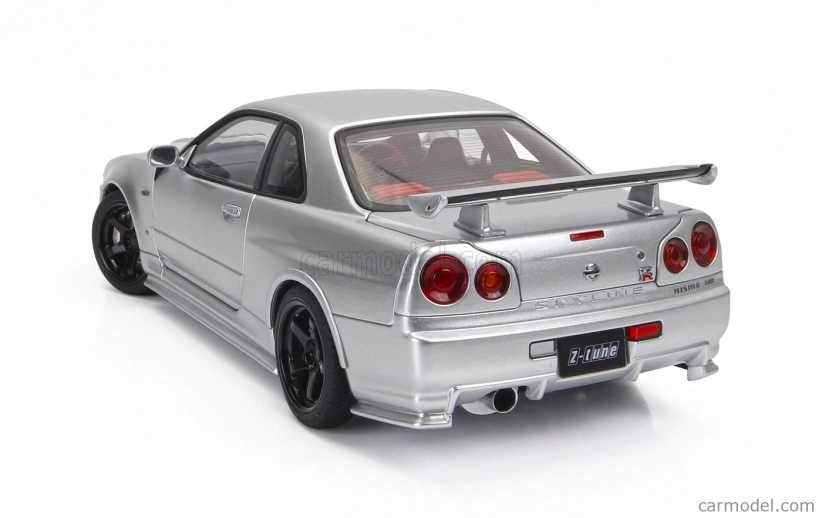 Autoart Nissan Skyline Gt-r (r34) Z-tune 2002 1:18 Strieborná