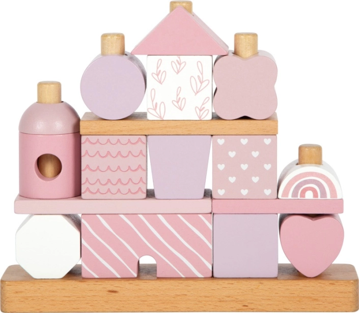 small foot Nasazování na tyč Domeček růžový