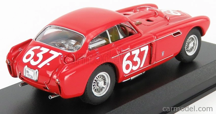 Art-model Ferrari 340 Mexico N 637 Mille Miglia 1952 E.castellotti - G.regosa 1:43 Red