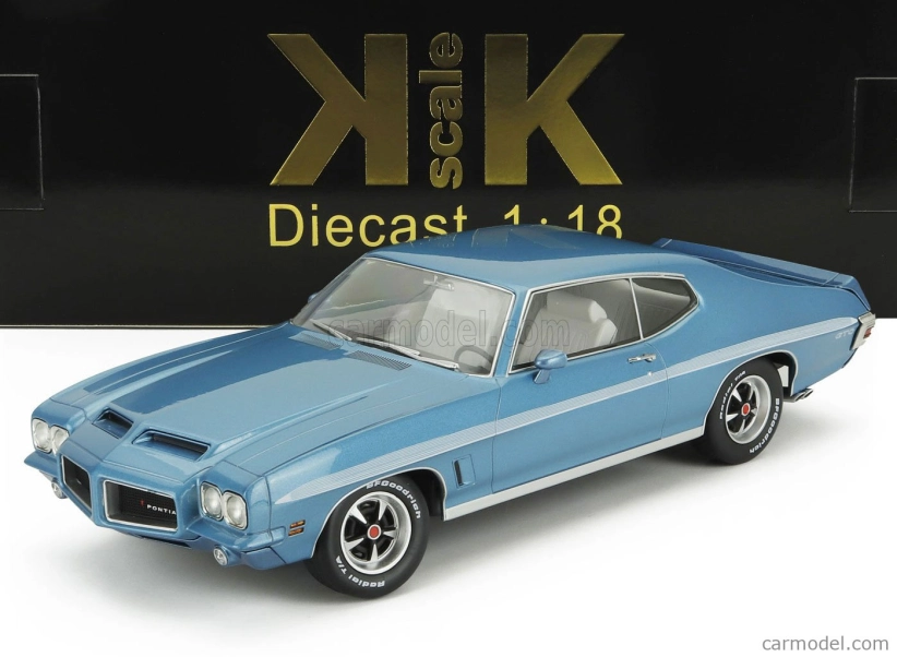 Pontiac Gto Lemans Ram Air Coupe 1972 v mierke 1:18, svetlo modrá