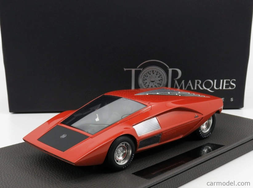Topmarques Lancia Stratos Zero Concept 1970 1:12 Červenohnědá