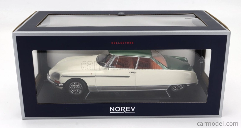 Norev Citroen Ds21 Le Leman 1968 1:18 Ivory Green Met
