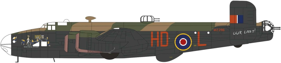 Plastic ModelKit lietadlo 03756 - Handley Page Halifax B Mk.III (1:72)