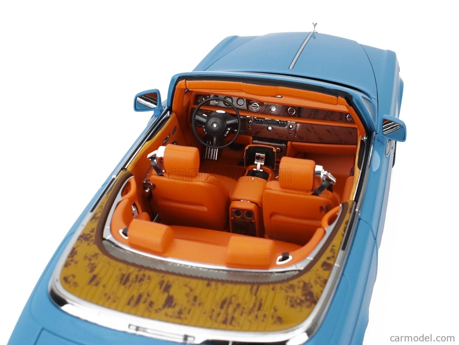 Kyosho Rolls royce Phantom Drophead Cabriolet 2-dverový 2013 1:18 Light Blue