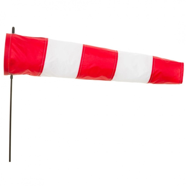 Větrný pytel 60 cm sada, červenobílý