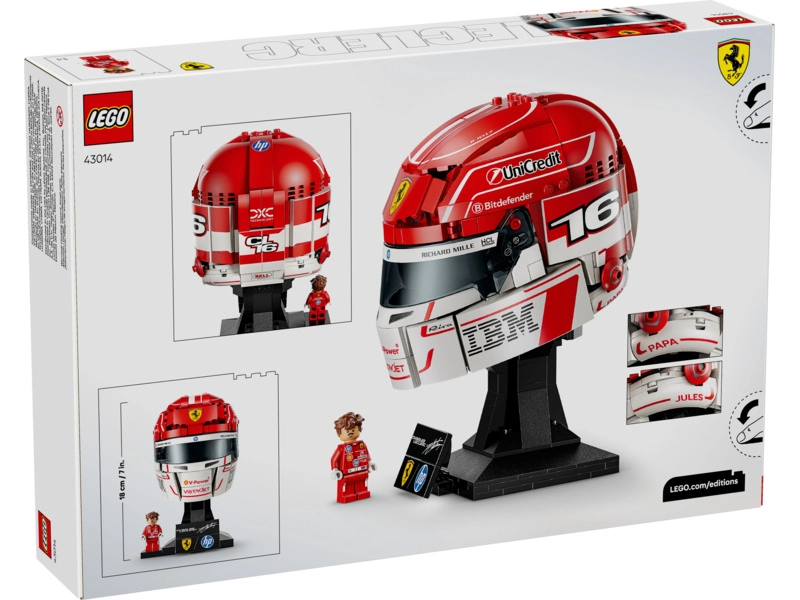 LEGO Editions - Prilba Charlesa Leclerca zo Scuderia Ferrari HP
