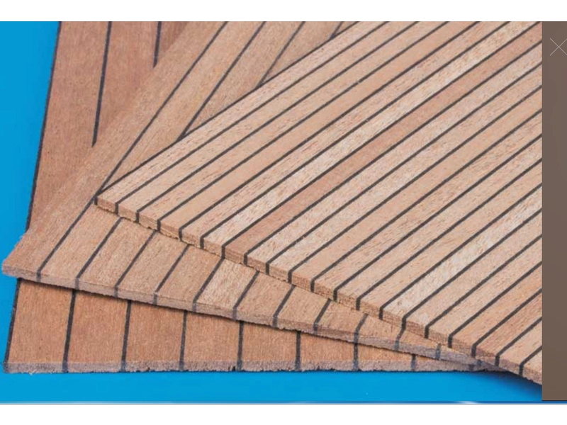 Krick Deck Plank doska mahagónová čierna 3/0,5 mm