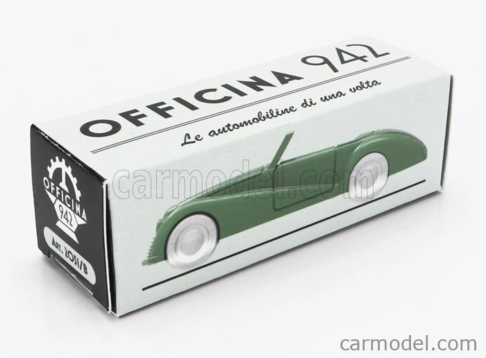 Officina-942 Fiat 2800 Spider Bertone 1943 1:76 Zelená