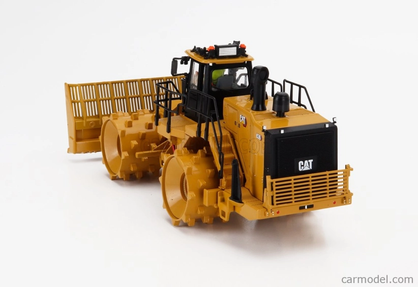 Dm-models Caterpillar Cat836 Ruspa - Scraper Tractor Landfill Compactor 1:50 Žlutá Černá