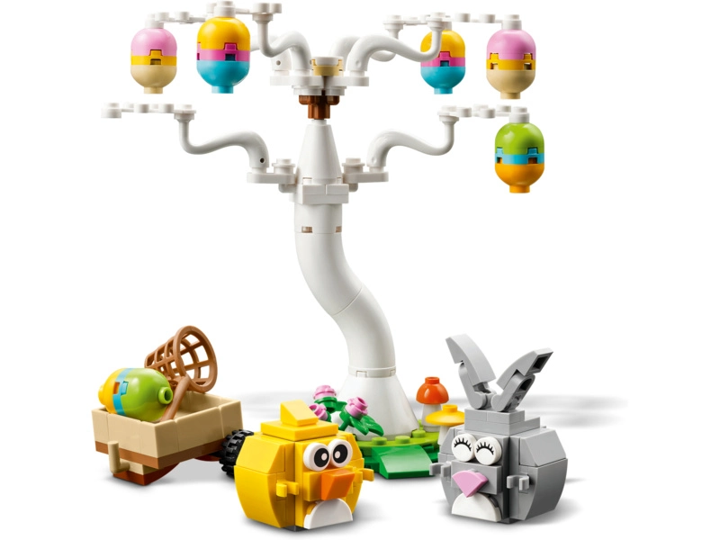 LEGO Iconic - Velikonoční zajíček, kuřátko a sběr vajíček