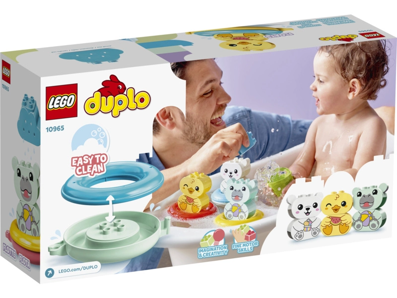 LEGO DUPLO - Zábava vo vani: Plávajúci vláčik so zvieratkami