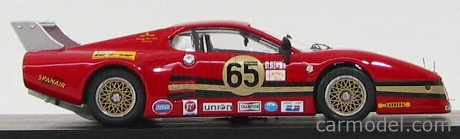Najlepší model Ferrari 512bb N 65 Lm 3rd Serie Daytona 1983 Baird - Mead - Pumprlly 1:43 Red