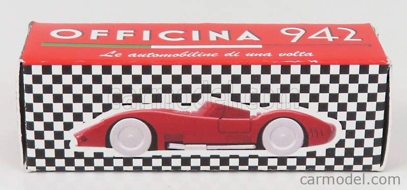 Officina-942 Maserati 450s Spider 1958 1:76 Červená