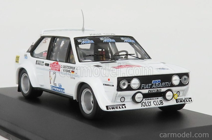 Cmr Fiat 131 Abarth N 2 Rally Sanremo 1980 W.rohrl - C.geistdorfer 1:43 Bílá