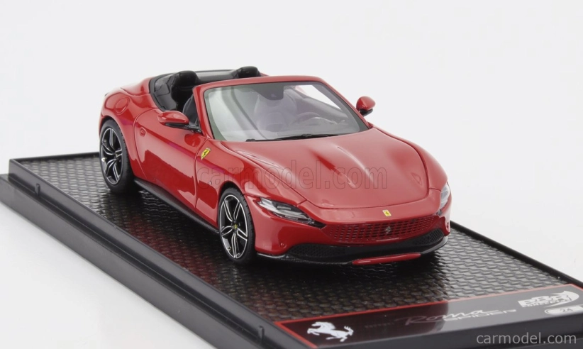 Bbr-models Ferrari Roma Spider Open 2020 - čierne disky 1:43 Rosso Corsa 322 - červená