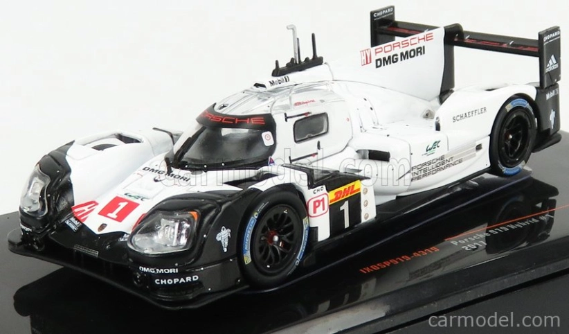 Ixo-models Porsche 919 Hybrid N 1 Test Car Paul Ricard Pre Season 2018 1:43 Bílá Červená Černá