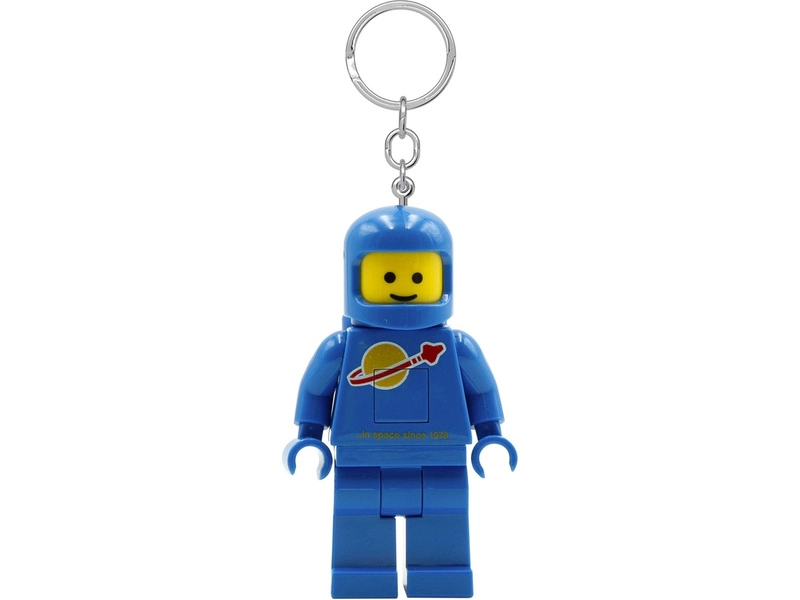 Svietiaca kľúčenka LEGO - Kozmonaut modrý