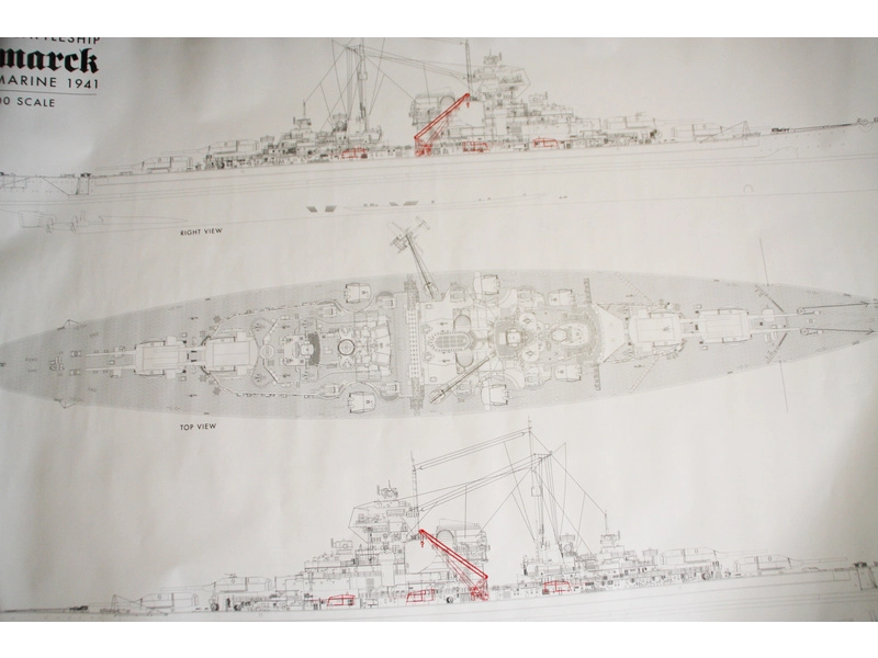 AMATI Bismark 1939 1:200 kit