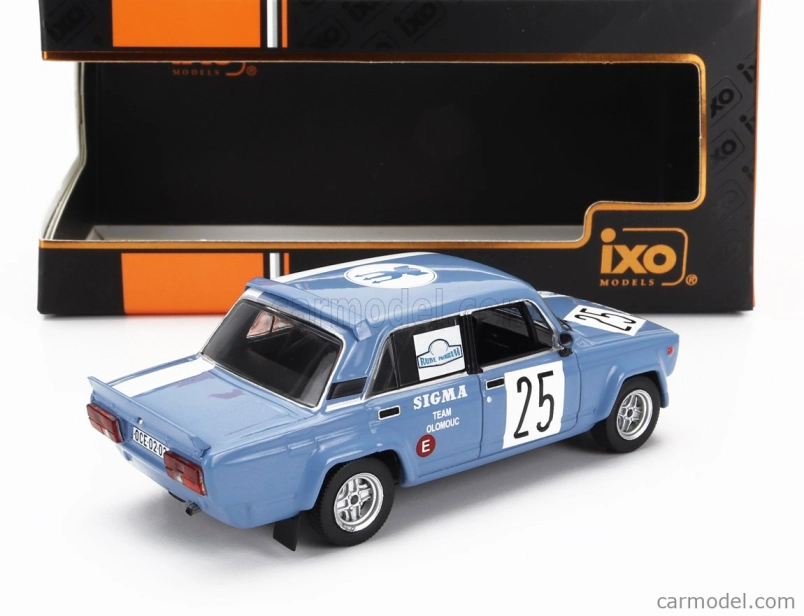 Ixo-models Lada fiat 2105 Vfts N 25 Rally Pribram 1986 1:43, modrá