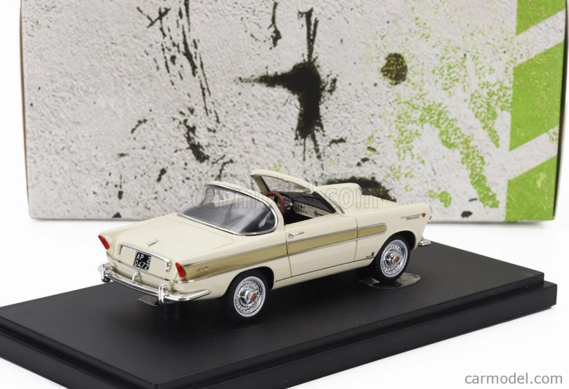 Autocult Fiat 1200 Vignale Wonderful Italy 1958 1:43 Ivory