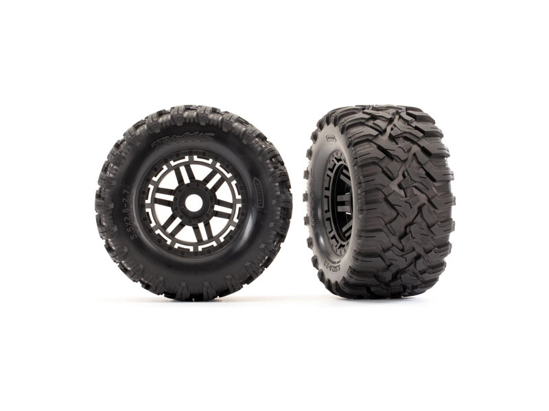 Traxxas koleso 2.8", pneu Maxx All-Terrain, disk čierny (2)