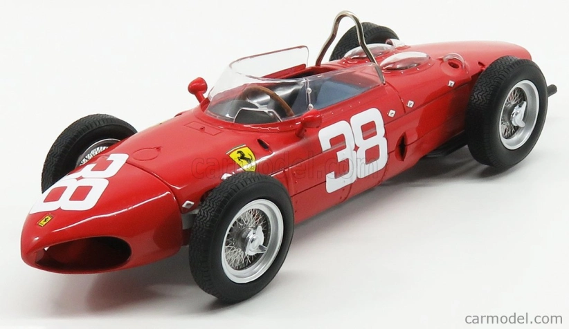Cmr Ferrari F1 Dino 156 Sharknose N 38 Majster sveta 3. Monaco Gp 1961 Phil Hill 1:18 Červená